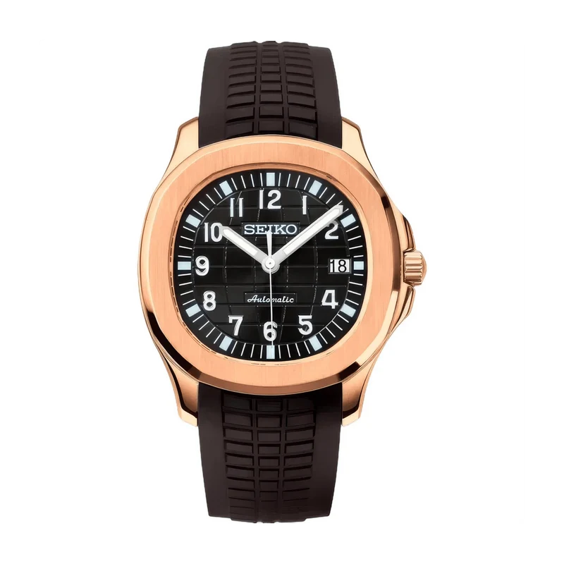 SEIKO MOD Aquanaut | Chocolat & Or Rose