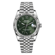 SEIKO MOD Datejust | Olive & Arabic Dial