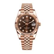 SEIKO MOD Datejust | Or Rose & Chocolat Diamant