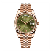 SEIKO MOD Day-Date | Or Rose Olive