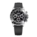 SEIKO MOD Daytona | Noir & Argent Oysterflex