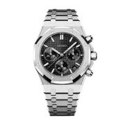 SEIKO MOD Royal Oak | Noir Chronographe