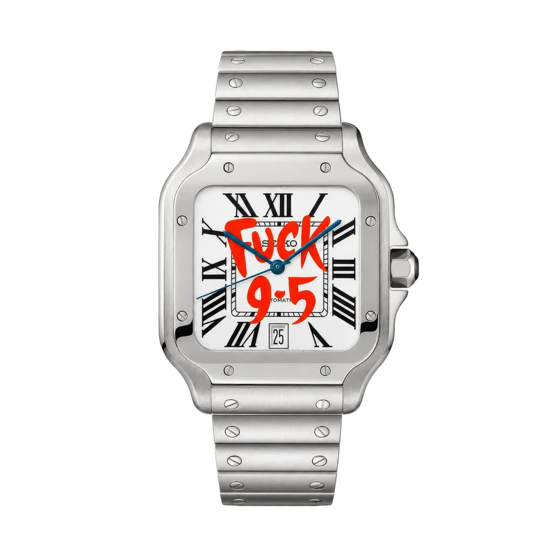SEIKO MOD Santos | "9-5" Blanc