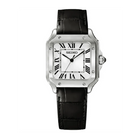 SEIKO MOD Santos | Cuir Noir & Blanc